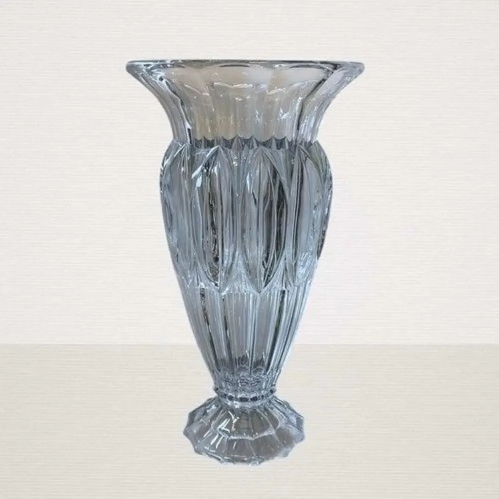 Shannon by Godinger Crystal 16” In Contessa Large Flower Stunning Vase 16